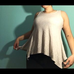 Beige laced back top 💙